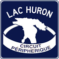 Lake Huron Circle Tour route marker - Ontario French language version